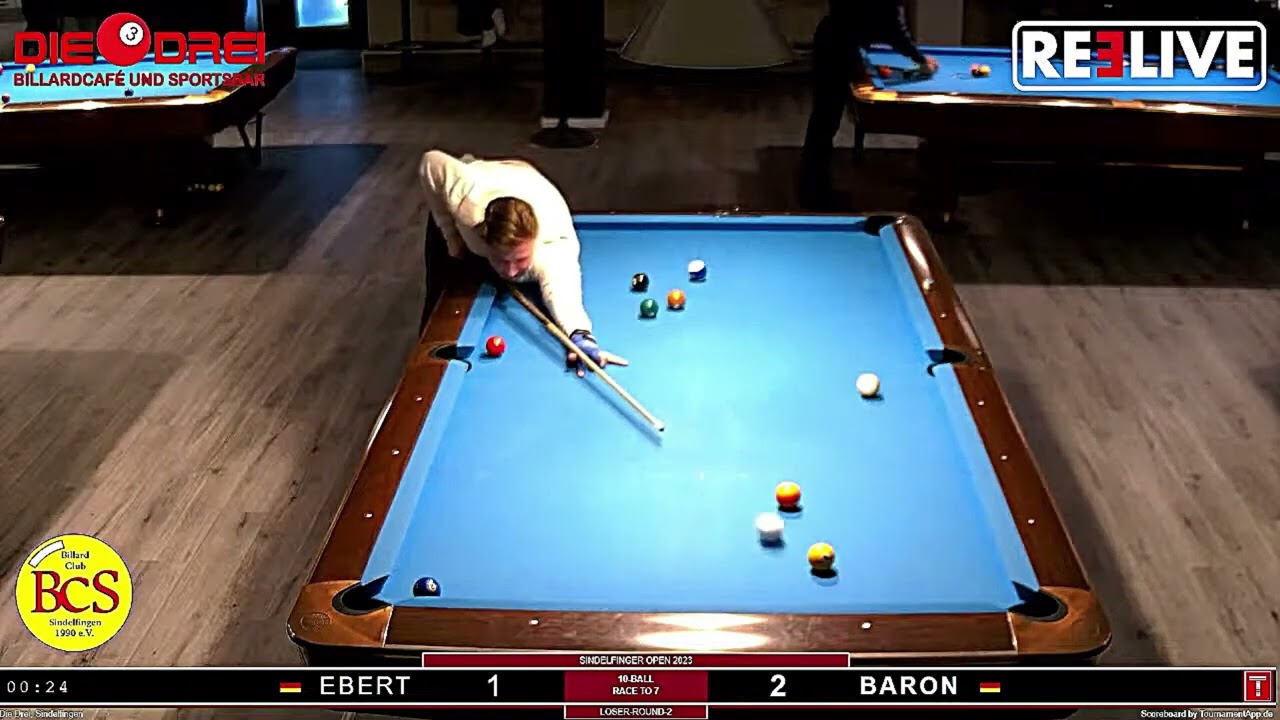 Billard | Sindelfingen Open | Dany Baron / Vorrunde 27.12.23