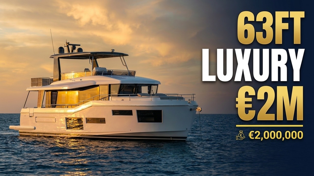 Beneteau Grand Trawler 63 — роскошный круизный катер стоимостью 2 миллиона евро? Яхтенный тур