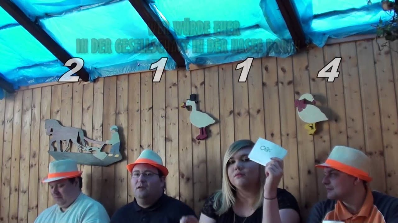 Wer w&uuml;rde eher? (DwM-Filmteam - Spiel 2)