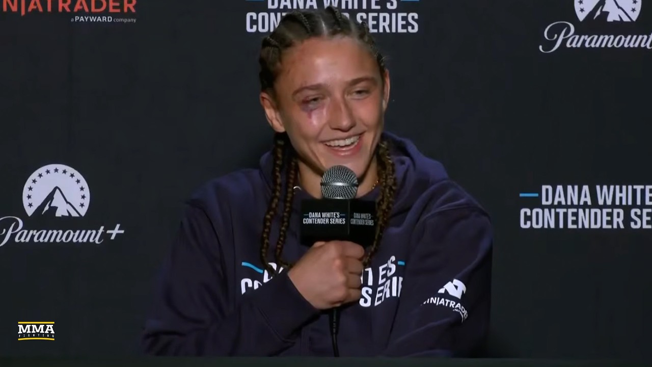 Alex Apodaca REACTS To Beating Bella Mir In MASSIVE UPSET At DWCS | MMA Fighting