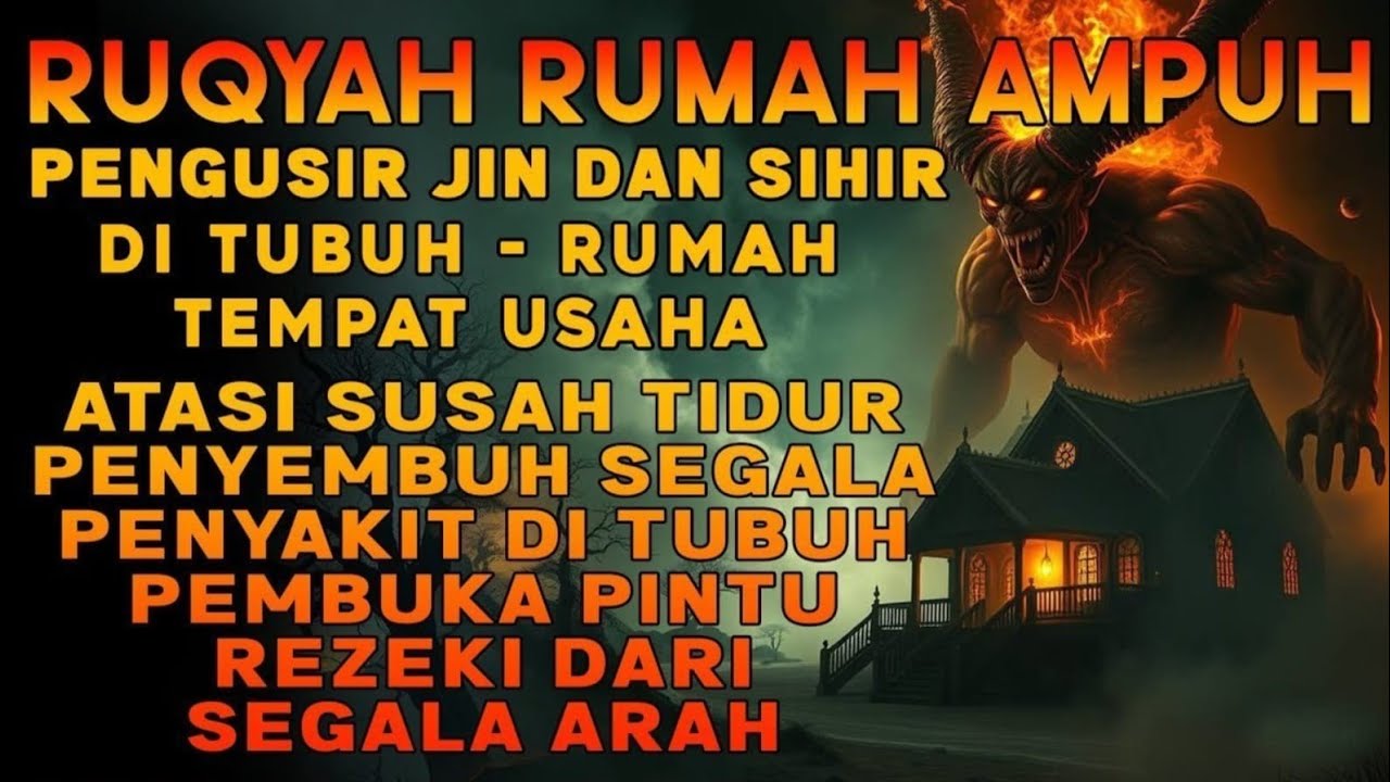 RUQIYAH RUMAH PENGUSIR JIN, SETAN & SIHIR & TUBUH, PENENANG HATI & FIKIRAN l BY ALA AQEL