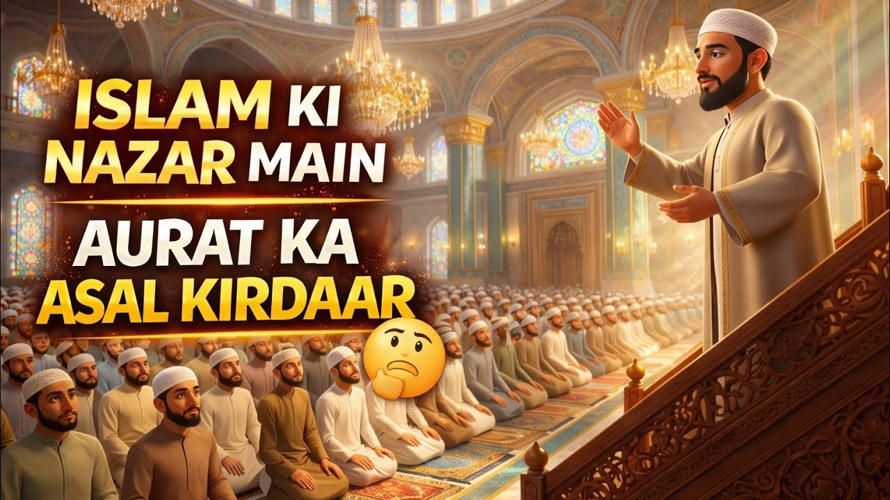Jumma Bayaan: Kirdaar #viral #trending #shorts #effectking #islamicvideo #women #allah  #aivideo 