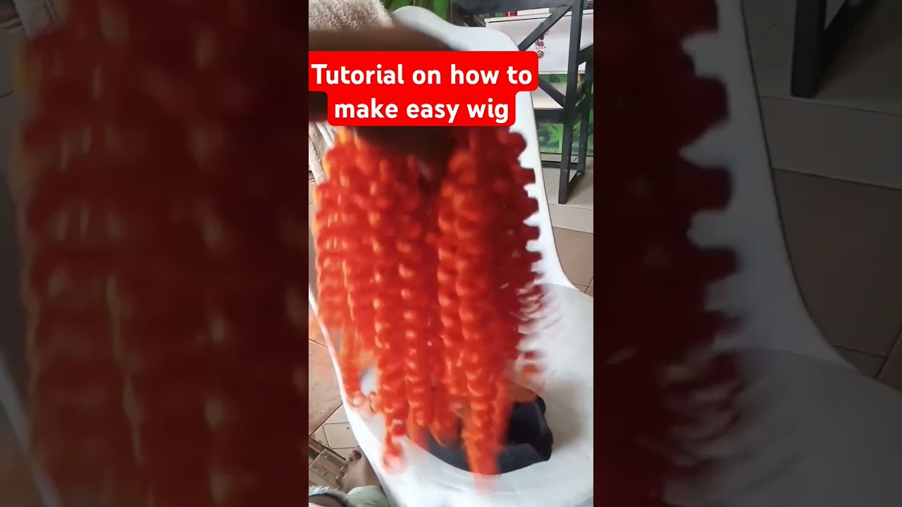tutorial on how to make easy wig