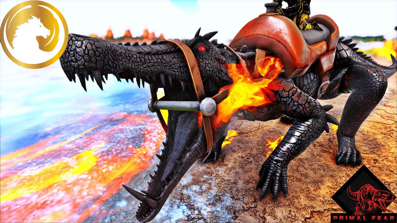 ARK Primal Fear DEMONİC KAPROSUCHUS I ARK Survival Evolved Crystal Isles (MODLU) I S1B18