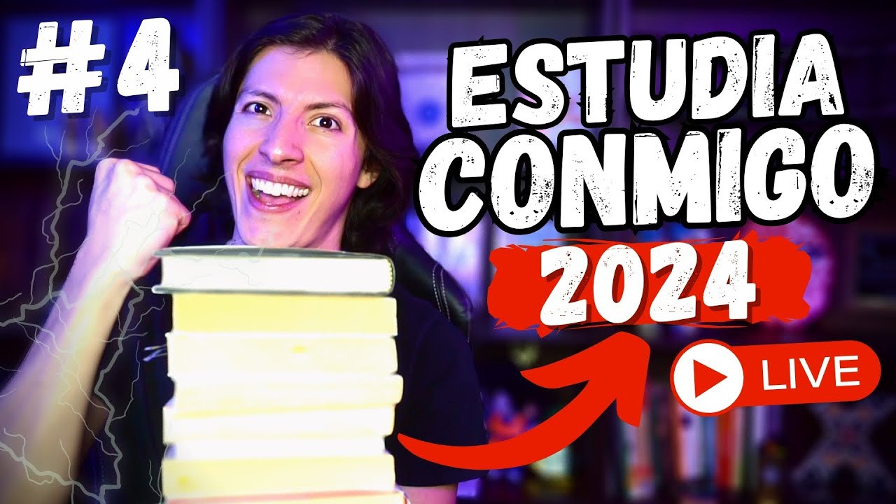 🧠 ESTUDIA CONMIGO 2024 - Parte 4 | Estudia en Vivo con Pablo Lomeli (2 Horas con Música)