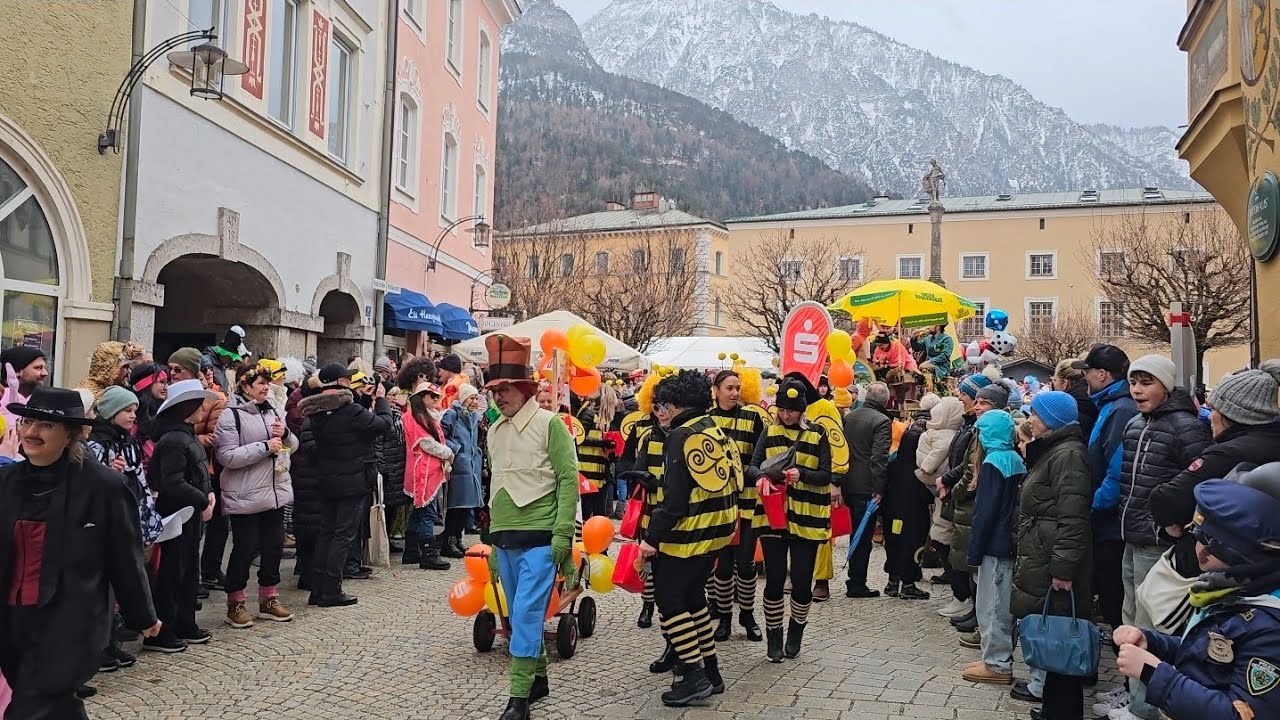 أجمل، جولة في Bad Reichenhall طبيعة خلابة مع كرنفال،Fasching🥰#اكسبلور #youtubeshorts 