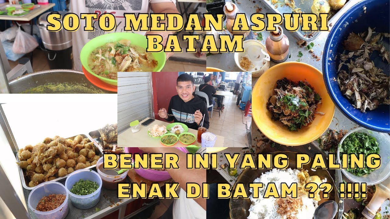 HIDDEN GEMS !! SOTO MEDAN ASPURI DI KOTA BATAM INI DI DALAM PASAR TAPI RAME BANGET , ENAK BANGET!! .