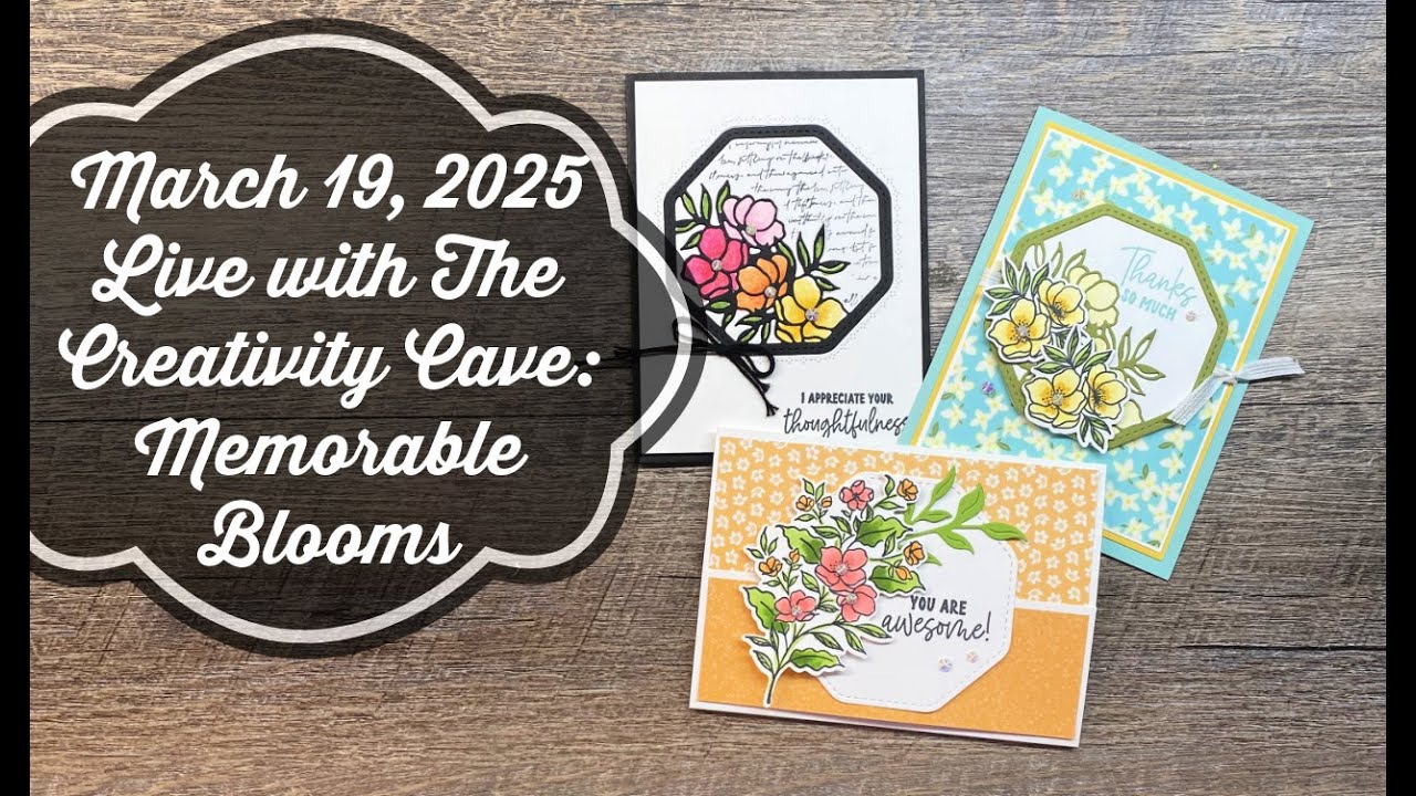 March 19, 2025 LIVE with The Creativity Cave!
