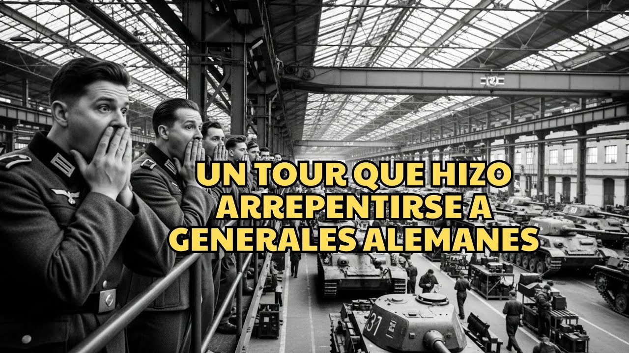 Los generales alemanes prisioneros exigieron ver fábricas británicas y lo lamentaron enseguida.