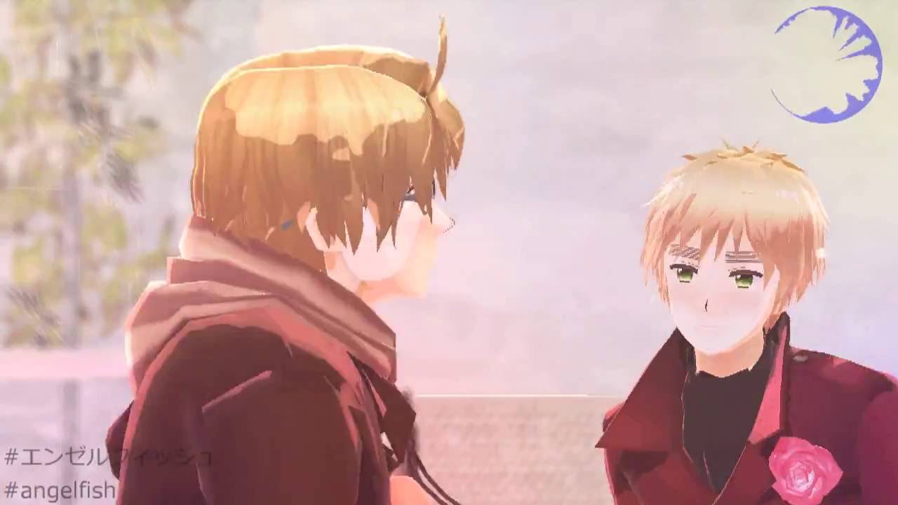 【APヘタリアMMD】エンゼルフィッシュ / Angelfish 【US/UK】