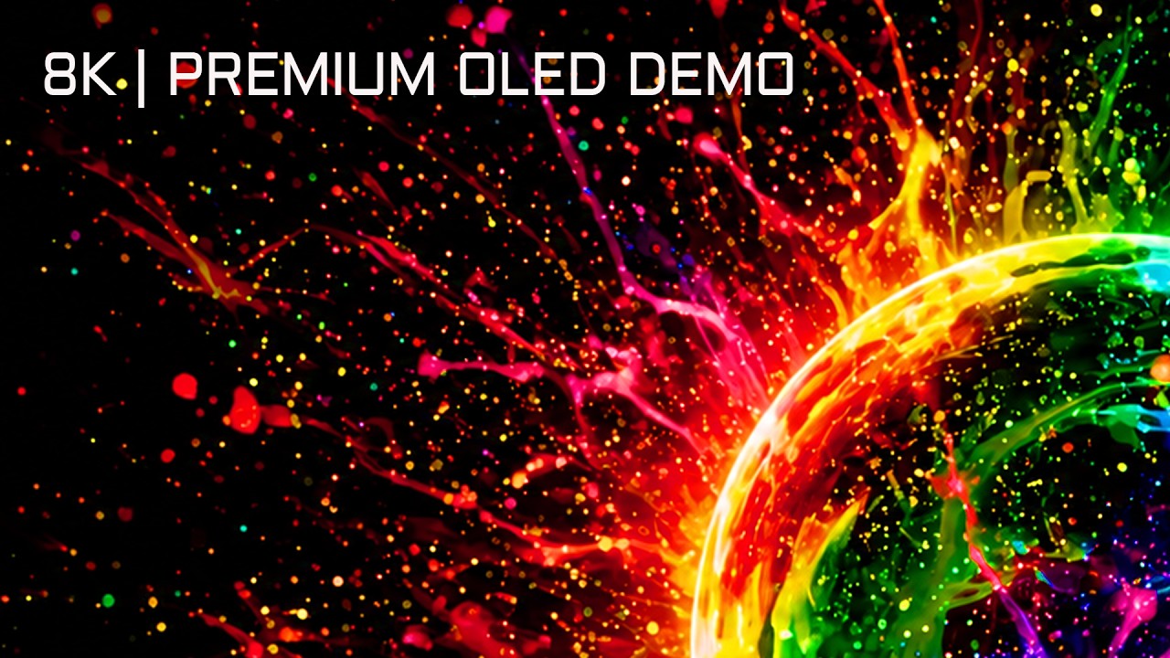 💥 Color Energy Burst | OLED TV Background | 4K Screensaver & Relaxing Music