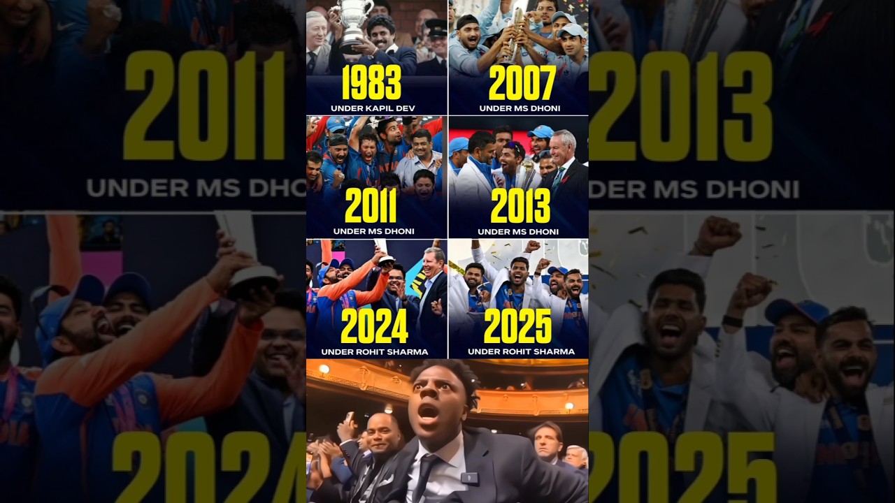 ICC Trophies By Team India..🇮🇳🔥