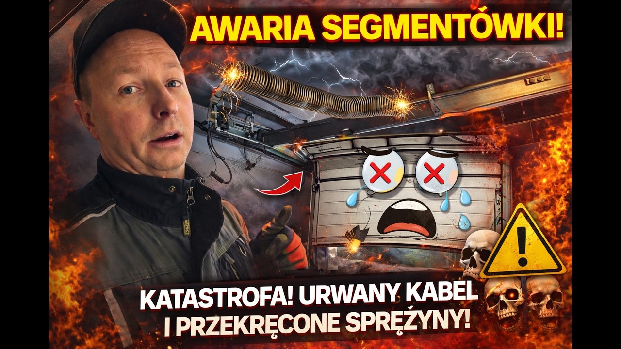 🚨 Wspólnota rozwaliła bramę?! Spadły linki i sprężyny przekręcone w drugą stronę!