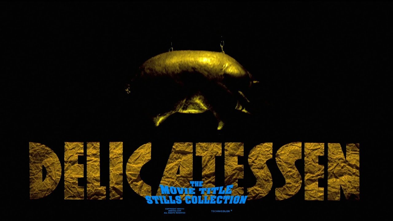 Delicatessen (1991) title sequence