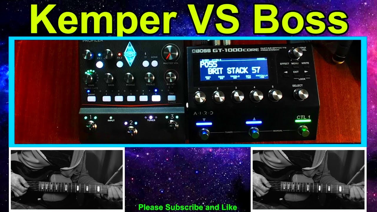 Kemper VS Boss GT-1000 / Random Test / Factory Preset