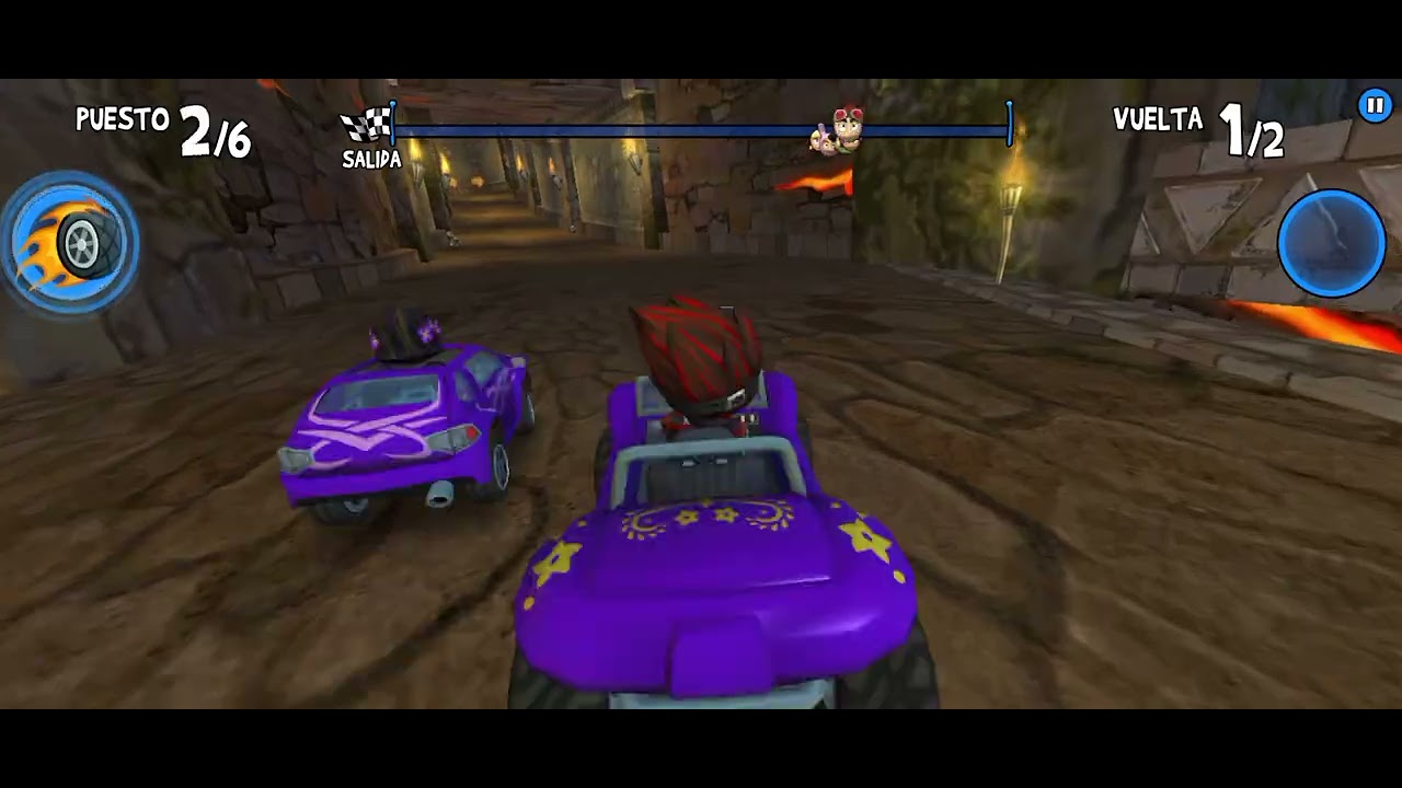 Jugando beach buggy Racing sin perder (y perdí)