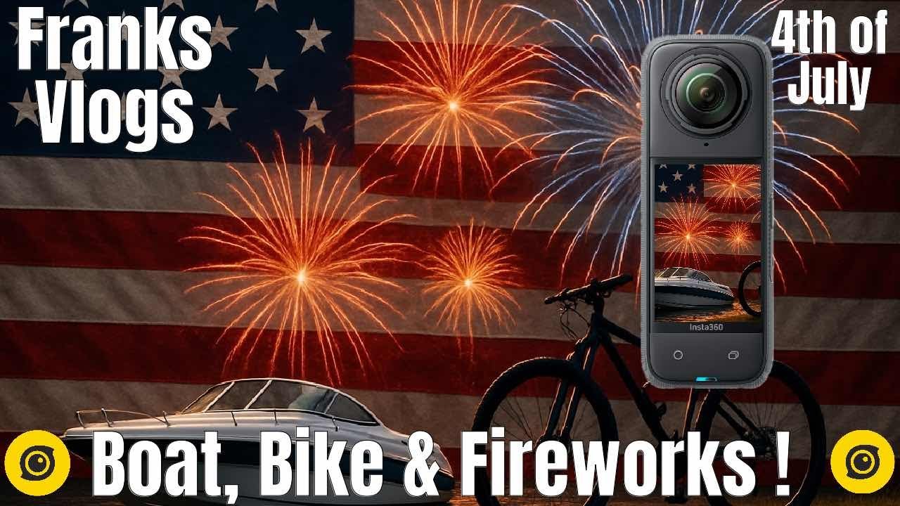 Boot, Bike & Feuerwerk Independence Day in Washington DC Insta360 X5 Vlog 🇺🇸