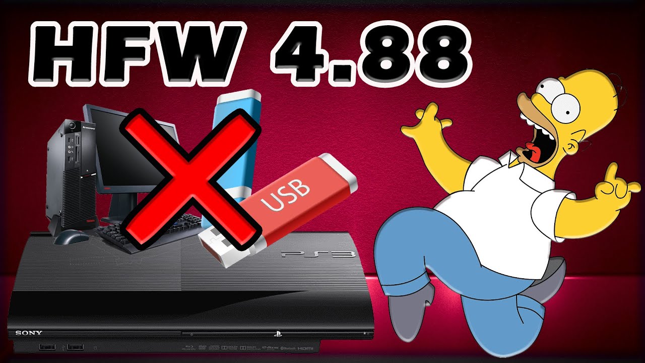 ACTUALIZA TU PS3 A HFW 4.88 SIN PC Y SIN USB