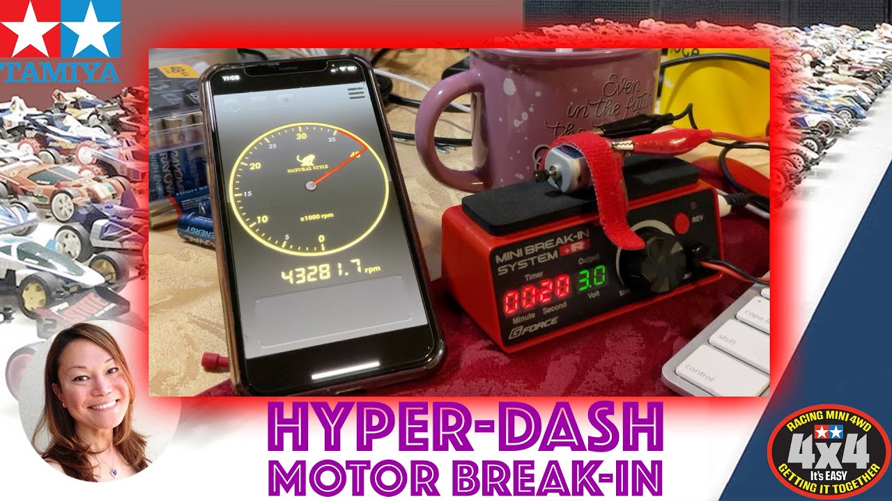 Tamiya Mini 4WD Hyper-Dash Motor Break-In