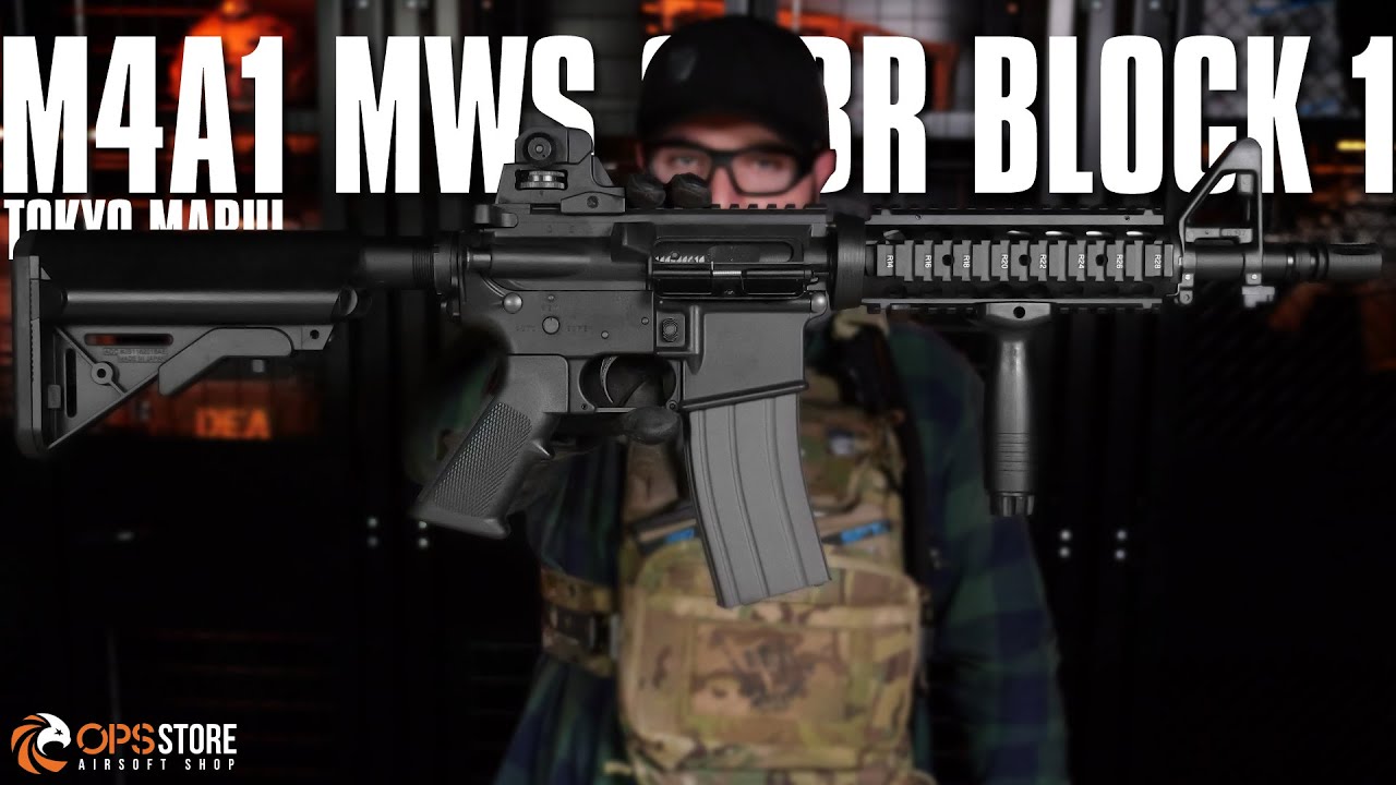 M4A1 MWS CQBR BLOCK 1 - TOKYO MARUI : La Réplique de Référence dans l'Univers des GBBR ![ENG SUB]