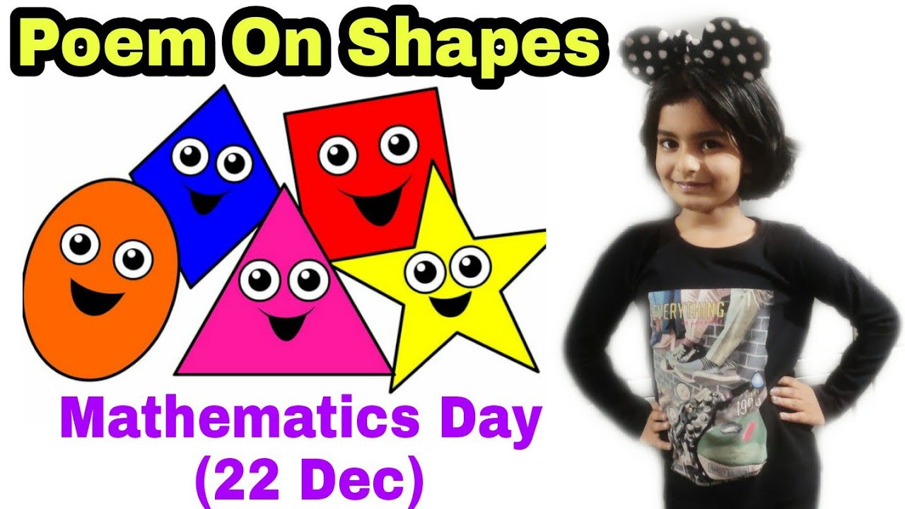 Poem on Mathematics for kids | Shapes poem | Maths poem | Mathematics Rhyme | Speech on mathematics