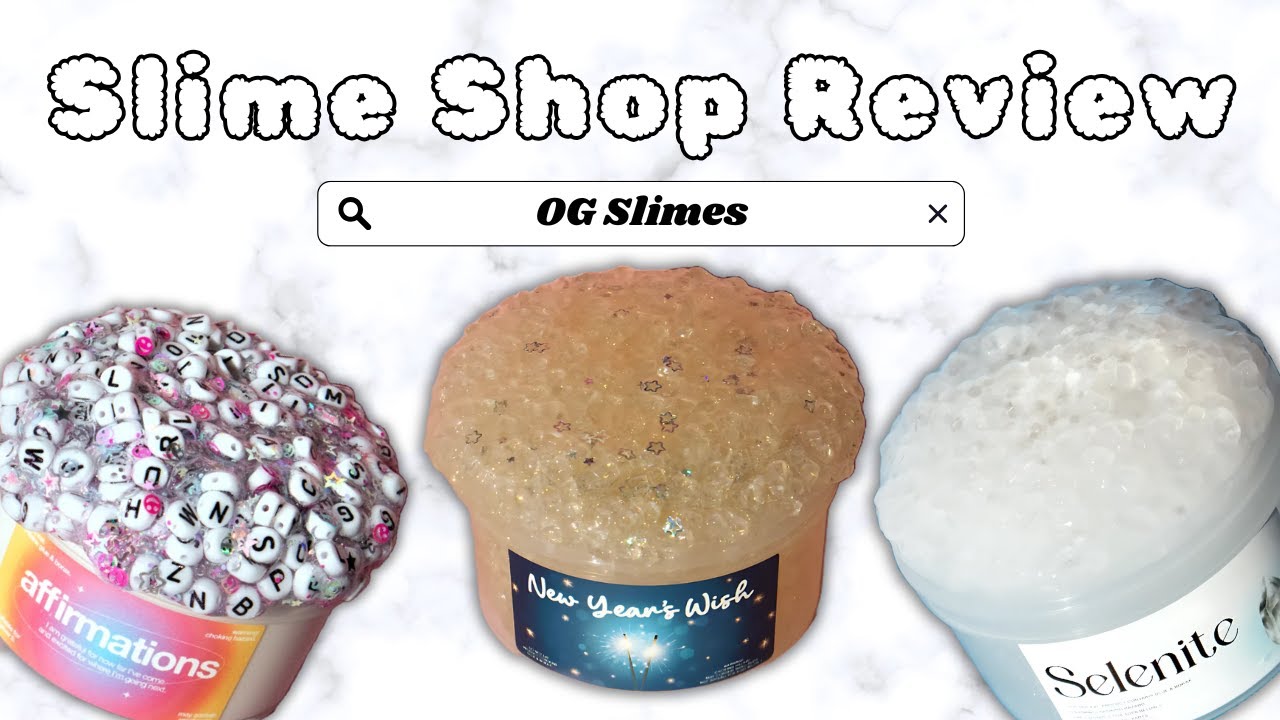 OG Slimes | Slime Shop Review | 100% Honest Review | No Talking | ASMR Review