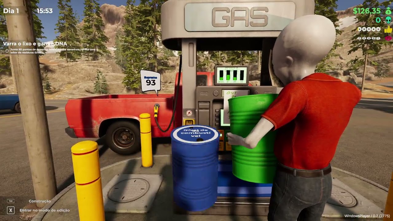 Roadside Research DEMO CO-OP – Parte 1 | Alienígenas Disfarçados em um Posto de Gasolina 👽⛽