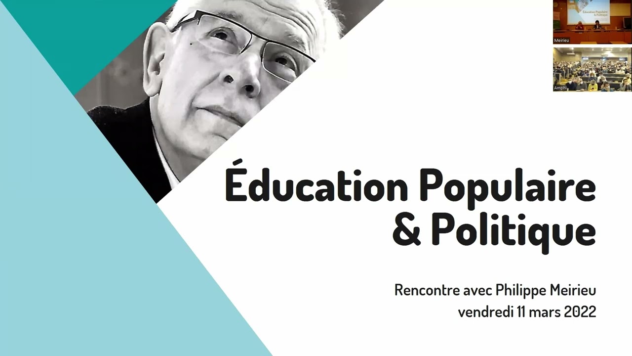 Conférence de Philippe Meirieu 