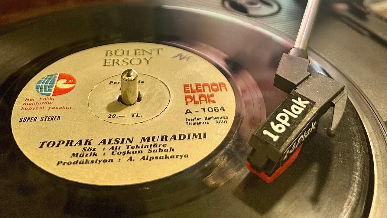 BÜLENT ERSOY - Toprak Alsın Muradımı (Plak Kayıt / Vinyl Record)