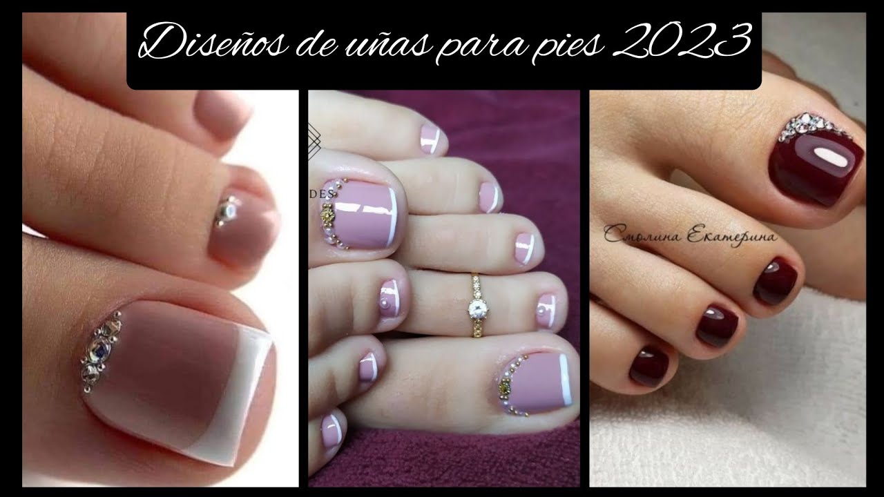 DISEÑOS DE UÑAS PARA PIES 2022-2023