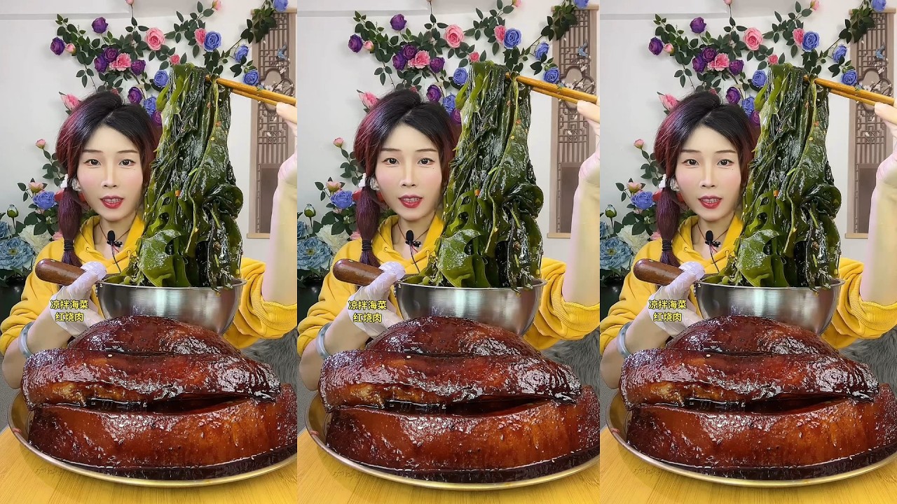 【ASMR】【MUKBANG】 DELICIOUS PORK BELLY 東坡肉 | EATING FOOD SHOW | CHINESE MUKBANG | 食べ | 吃播 LOVE EAT