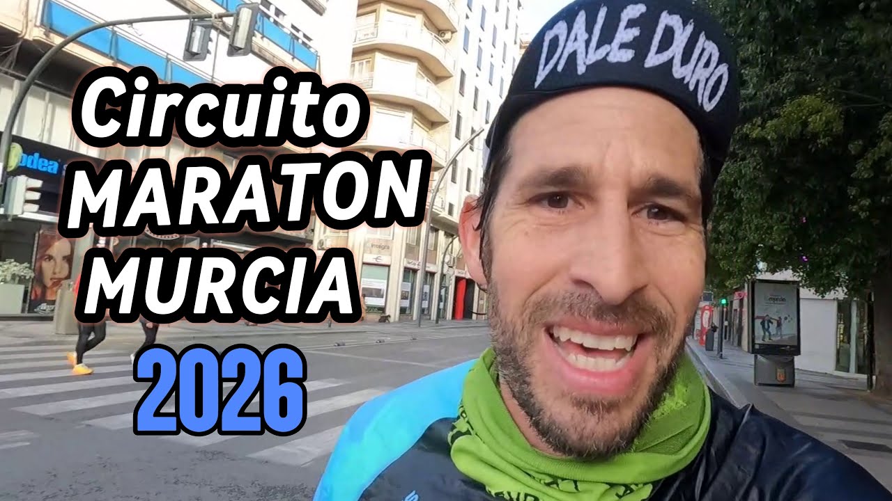 ACOMPAÑAME a conocer el recorrido de la Media Maratón Murcia (21k) y Maratón (42k) de 2026