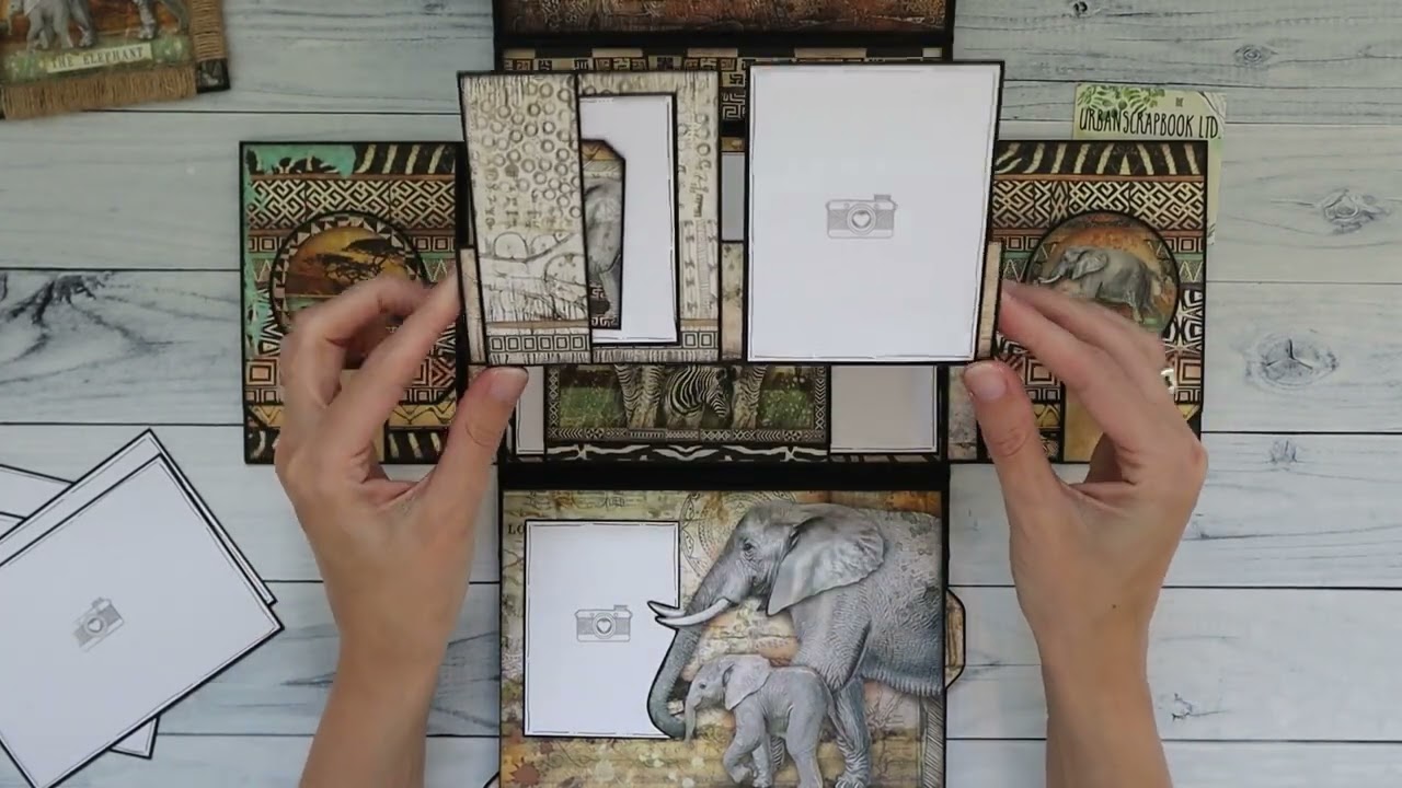 Savana Folio Tutorial Preview - Scrap And Coffee / Urban Scrapbook