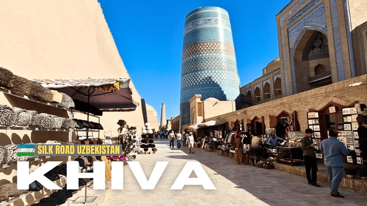 Отдаленный оазис Шелкового пути в Узбекистане
