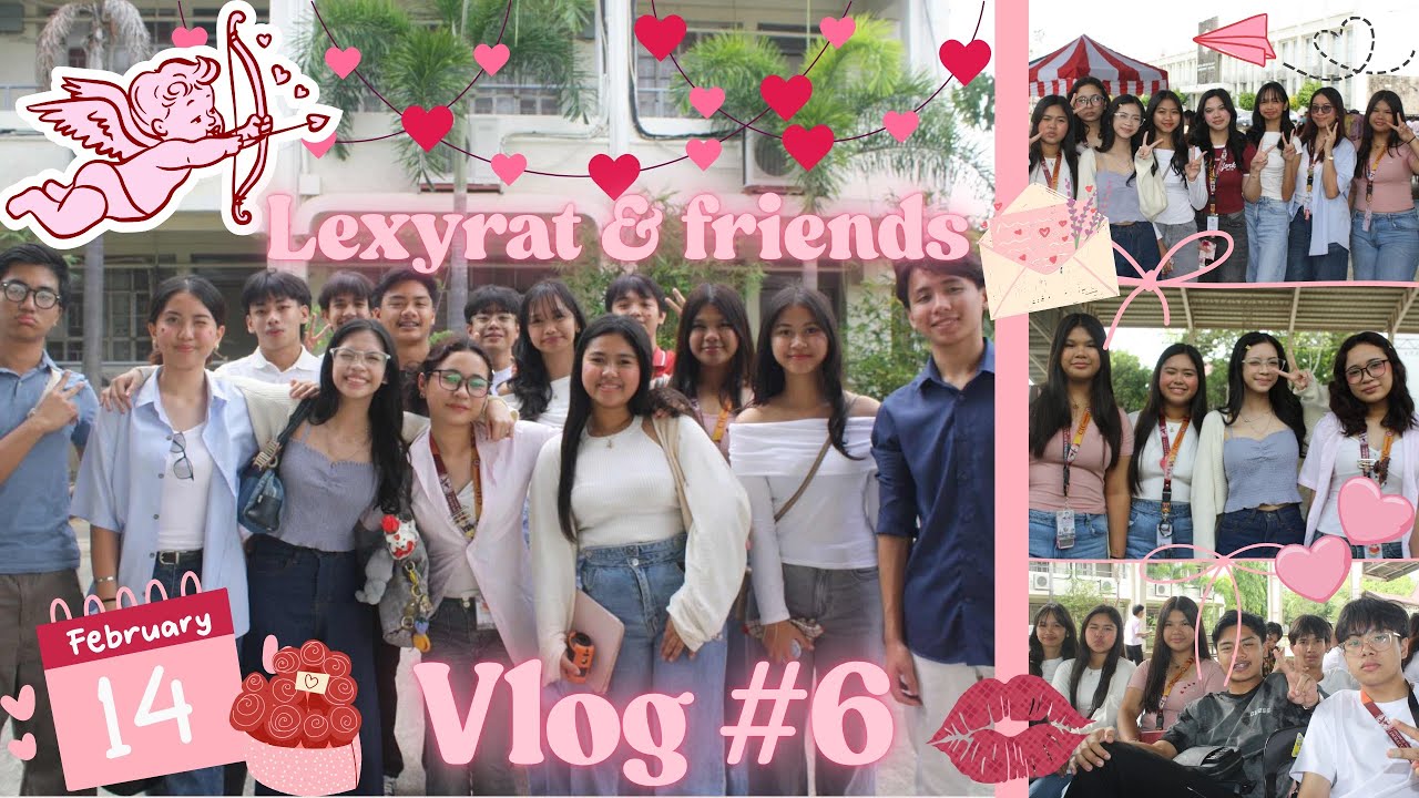 vlog #6 valentine’s day | lexyrat & friends