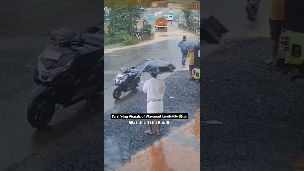 Terrifying Visuals of Wayanad Landslide 😱🛘 #wayanad #landslide #floods