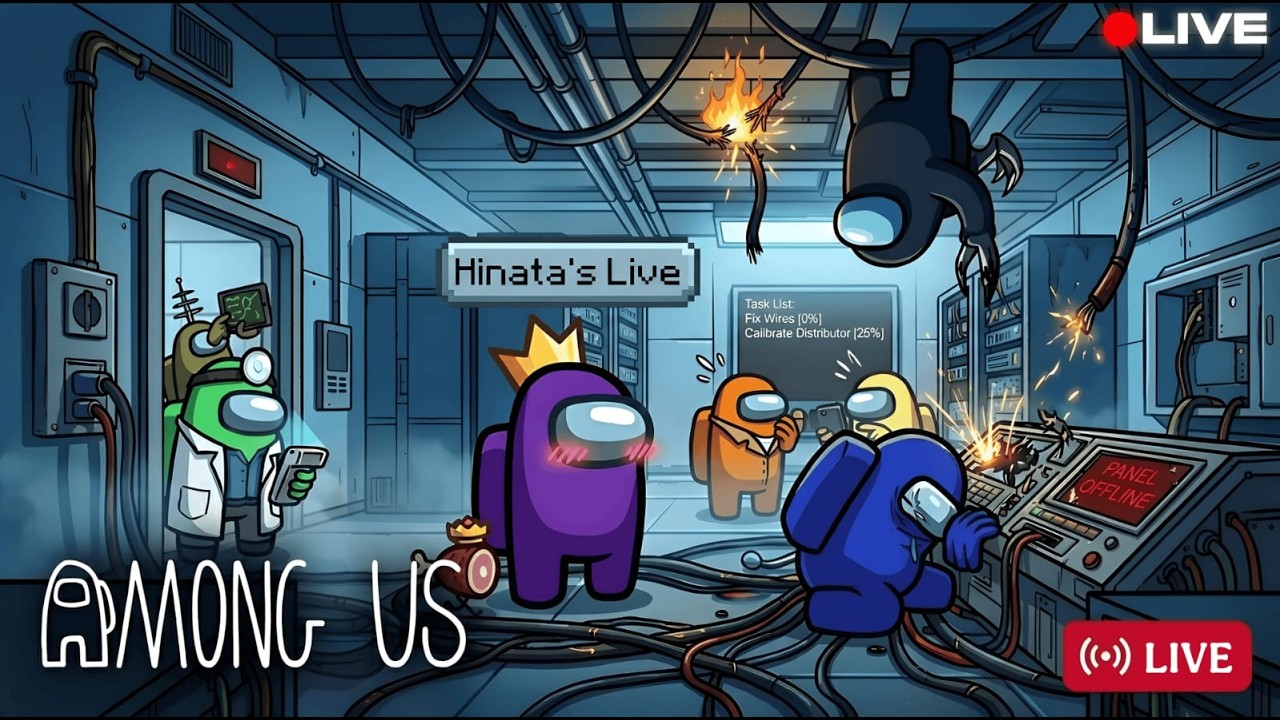 AMONG US LIVE DAY 7/100😏 Join the Lobby RIGHT NOW!