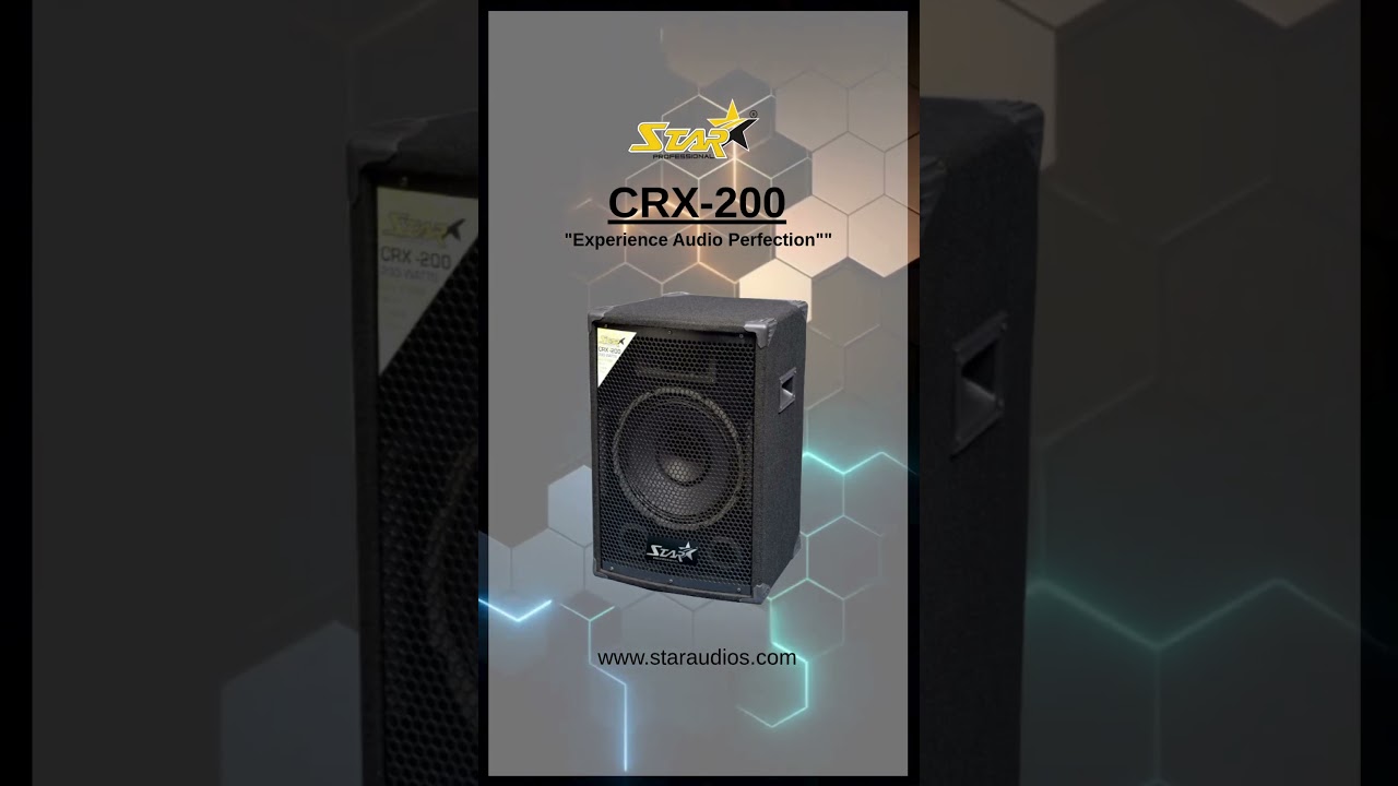 CRX-200 passive #audio#loudspeaker by #starprofessional