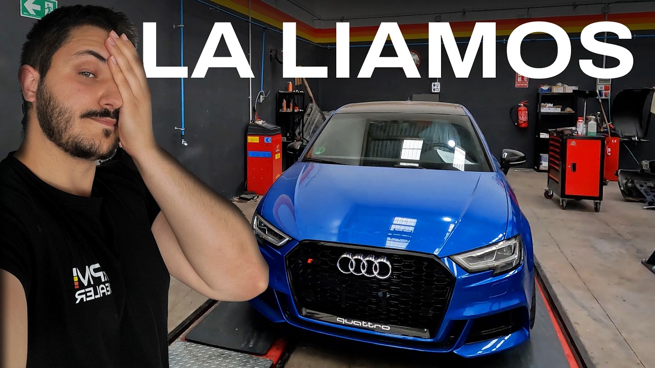Rompemos el DSG de un Audi S3 8V 🤦🏻‍♂️Esto pasa si entra agua en tu caja de cambios automática