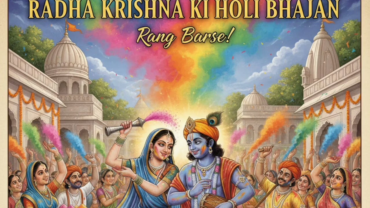 Radha Krishna Holi Special 2026 | ब्रज की होली भजन | Rang Barse Bheegi Chunariya