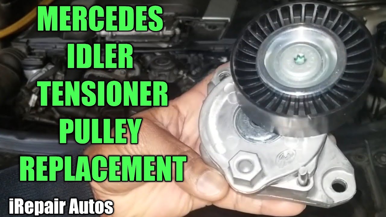 Замена натяжителя натяжителя Mercedes Idler | Сделай сам | iRepair Autos