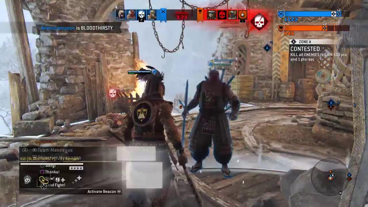 Playing #FORHONOR @ANIMOCAMPEON