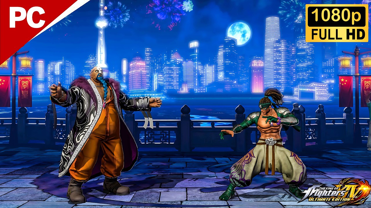 Blue Mary & Chang Koehan & Xanadu vs Bandeiras & Nelson & Zarina | KOF XIV PC Gameplay