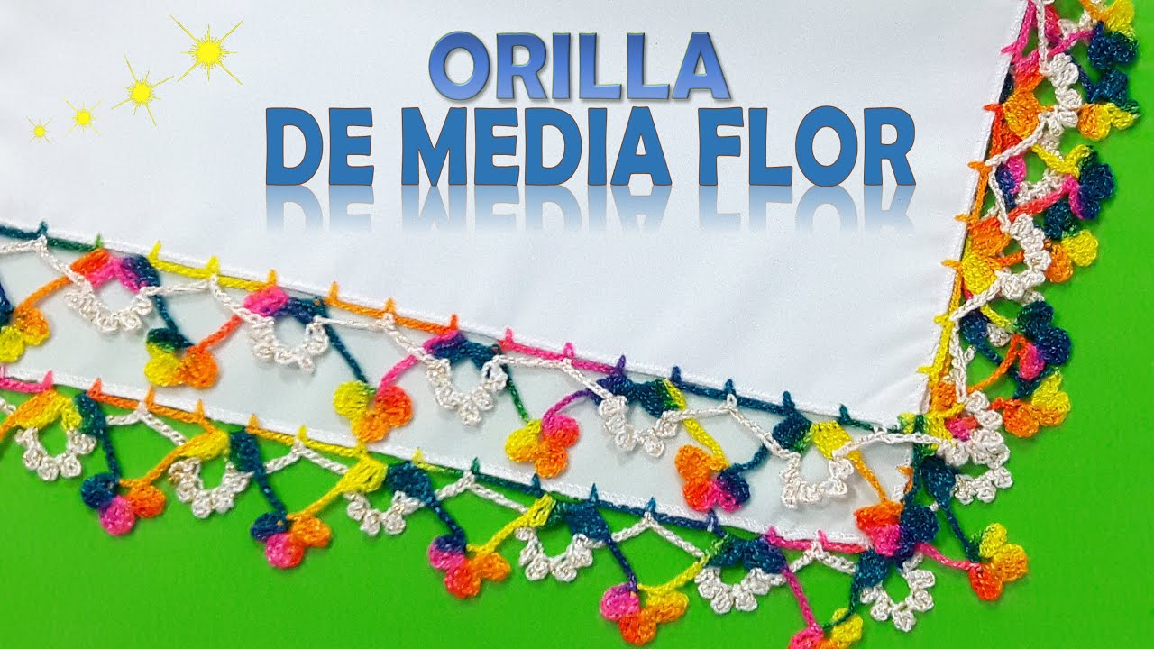 Puntilla de Media Flor en Tres Vueltas