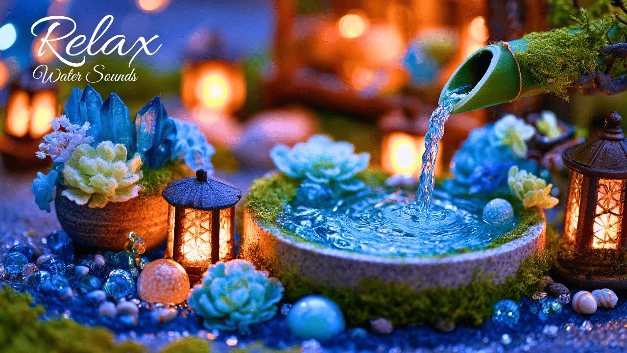 Gentle Water Sounds 💧 Relaxing Music | Instant Stress Relief