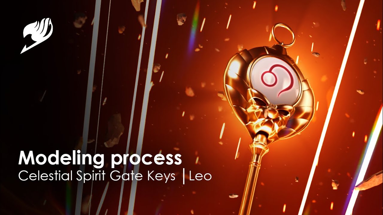Celestial Spirit Gate Keys │Leo│ Modeling process