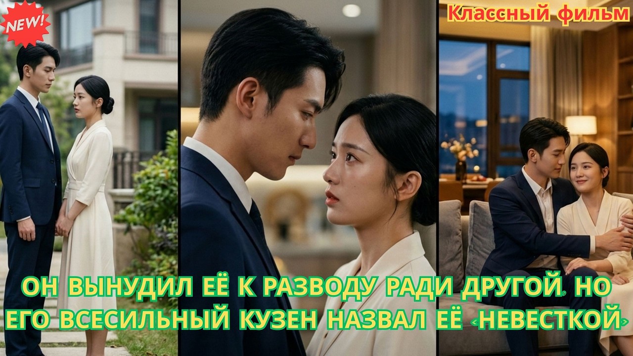 Он вынудил её к разводу ради другой, но его всесильный кузен назвал её «невесткой» #драма #романтика
