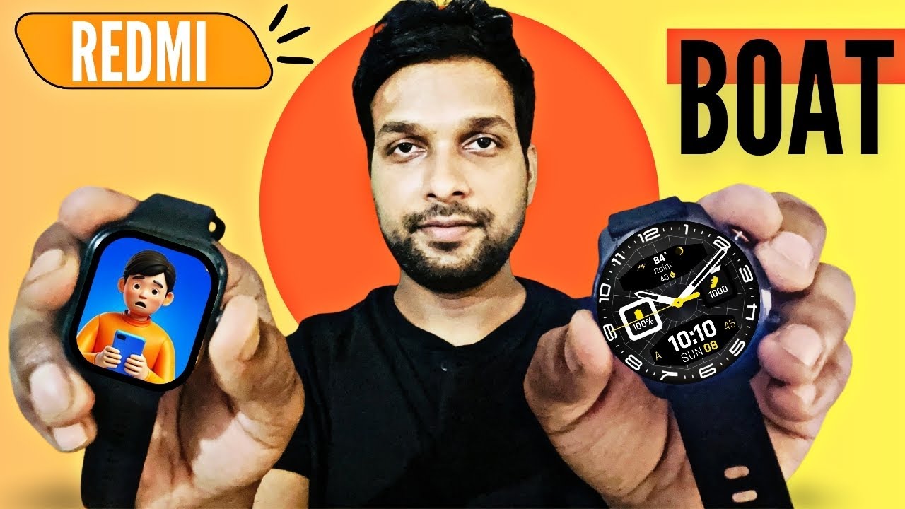 Redmi Watch Move Vs boAt Lunar Pro LTE ⚡ Redmi HyperOs Watches | accuracy | Looks and build | boAt