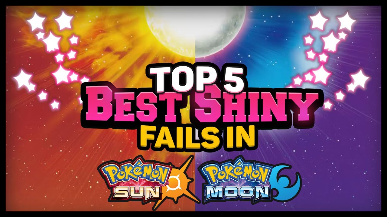 Top 5 BEST Shiny Fails in Pokémon Sun & Moon!