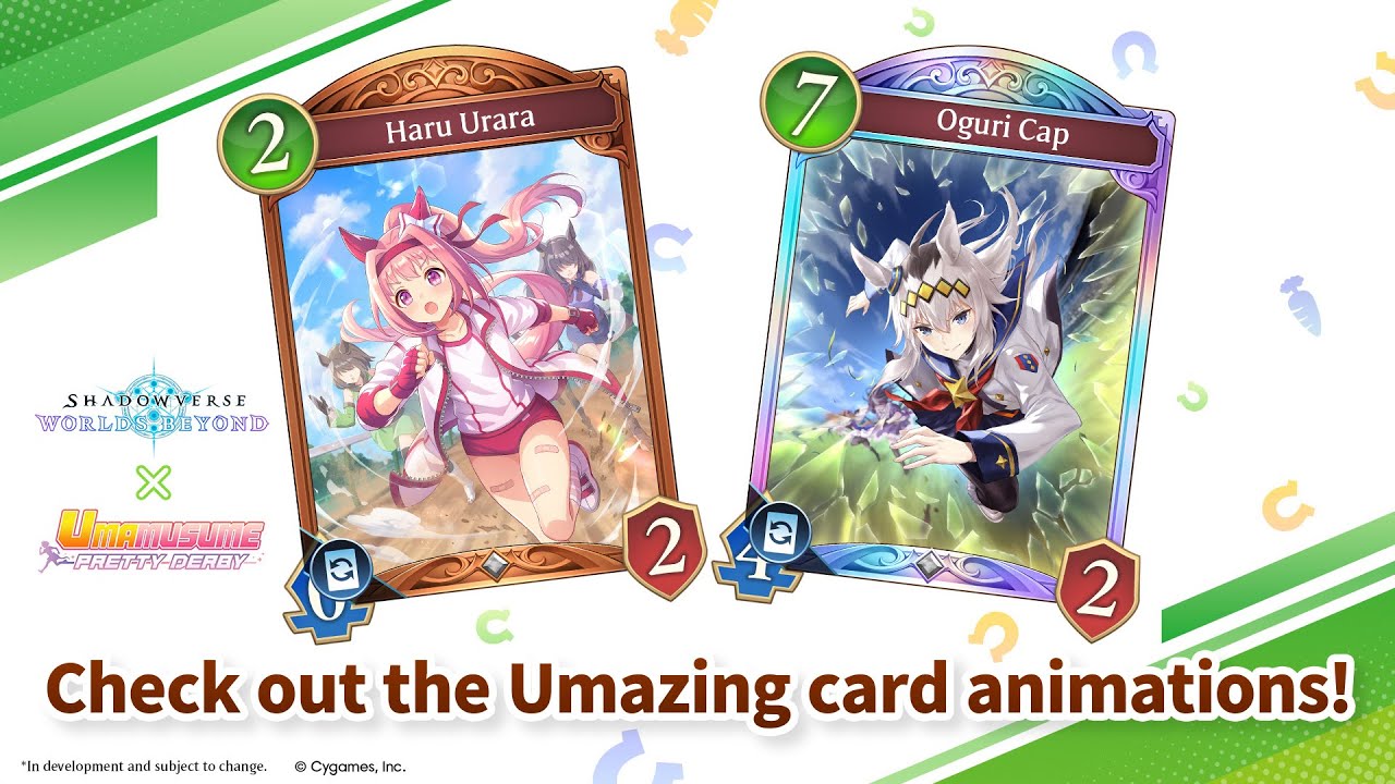Shadowverse: Worlds Beyond x Umamusume: Pretty Derby &ndash; Card Styles: Haru Urara & Oguri Cap